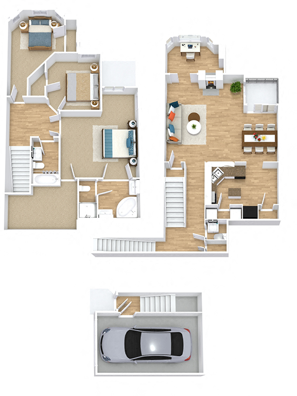 Bella Vida at Coyote Ridge Apartments, Carrollton, Texas The San Andrea